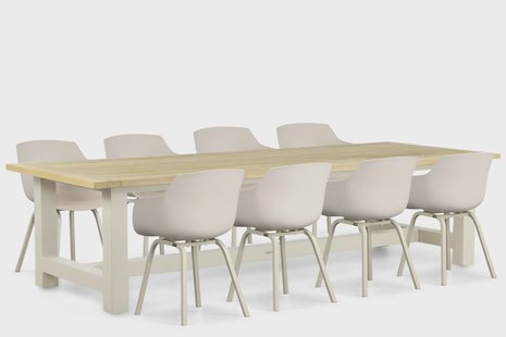 Lifestyle Salina/San Francisco 300 cm dining tuinset 9-delig