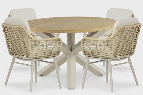 Coco Antoni/Rockville 120 cm dining tuinset 5-delig