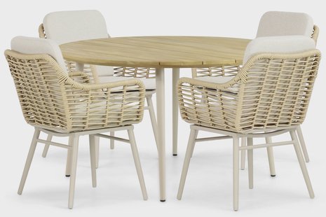 Coco Antoni/Montana 130 cm dining tuinset 5-delig