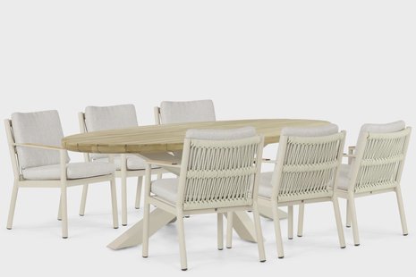 Coco Sevilla/Diogo 240 cm dining tuinset 7-delig