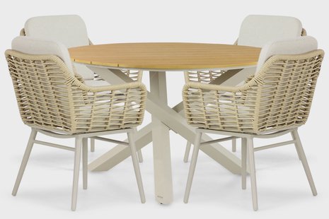 Coco Antoni/Ancona 125 cm dining tuinset 5-delig