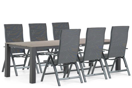 Hartman Sitges/Valley 240 cm dining tuinset 7-delig
