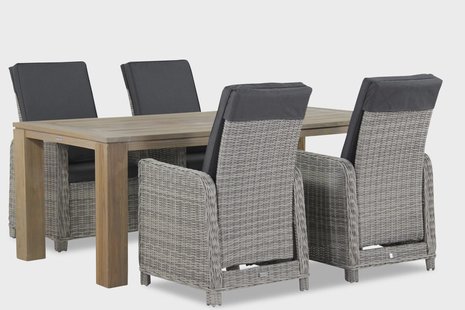 Garden Collections Bello/Brighton 200 cm dining tuinset 5-delig