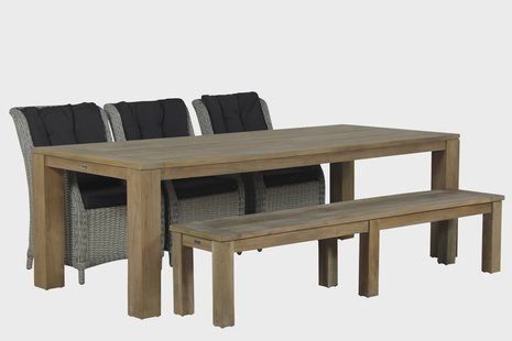 Garden Collections Buckingham/Brighton 240 cm dining tuinset 7-delig