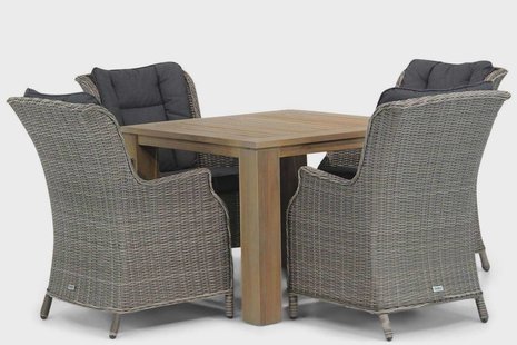 Garden Collections Aberdeen/Brighton 100 cm dining tuinset 5-delig