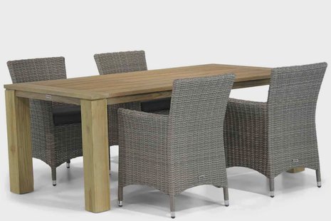Garden Collections Dublin/Brighton 200 cm dining tuinset 5-delig