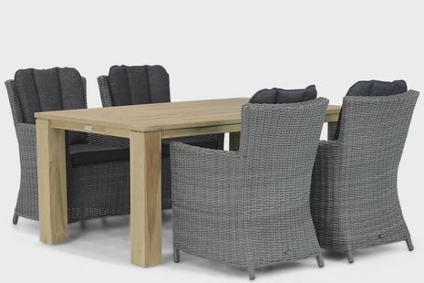 Garden Collections Venerdi/Brighton 165 cm dining tuinset 5-delig