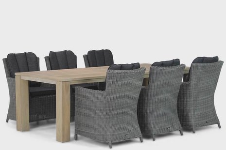 Garden Collections Venerdi/Brighton 240 cm dining tuinset 7-delig