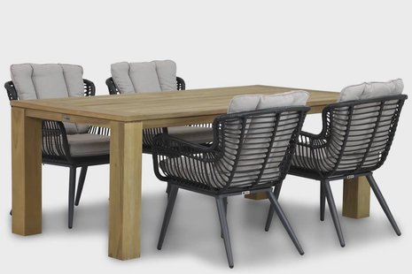 Coco Azzano/Brighton 200 cm dining tuinset 5-delig