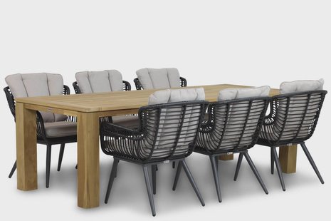 Coco Azzano/Brighton 240 cm dining tuinset 7-delig