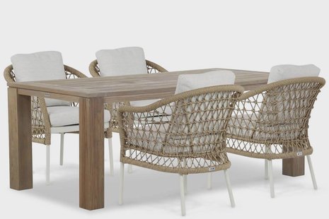 Coco Bali/Brighton 200 cm dining tuinset 5-delig