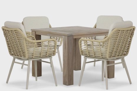 Coco Antoni/Brighton 100 cm dining tuinset 5-delig