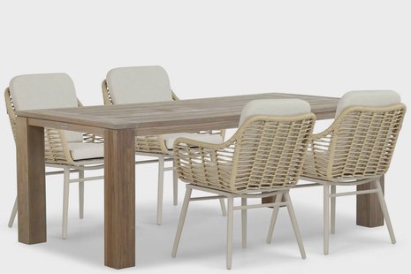 Coco Antoni/Brighton 200 cm dining tuinset 5-delig