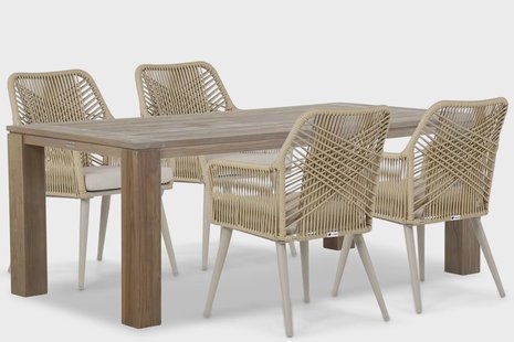 Coco Vedra/Brighton 200 cm dining tuinset 5-delig