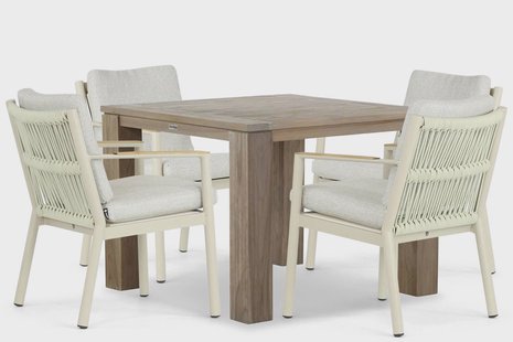 Coco Sevilla/Brighton 100 cm dining tuinset 5-delig