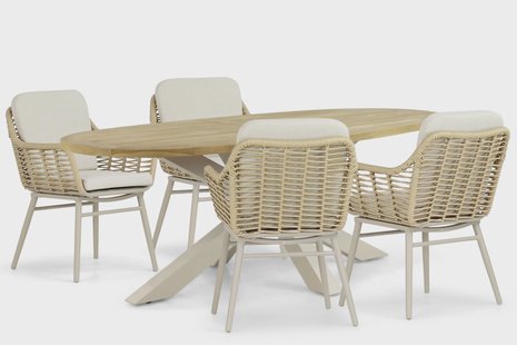 Coco Antoni/Brookline 200 cm dining tuinset 5-delig