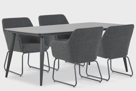 Lifestyle Lugo/Vienna 180 cm dining tuinset 5-delig