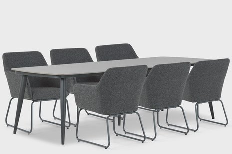 Lifestyle Lugo/Vienna 240 cm dining tuinset 7-delig