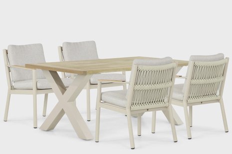 Coco Sevilla/Cardiff 180 cm dining tuinset 5-delig