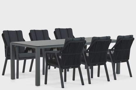 Lifestyle Verona/Mateo 220 cm dining tuinset 7-delig