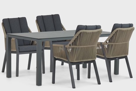 Lifestyle Verona/Mateo 180 cm dining tuinset 5-delig