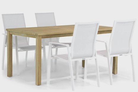 Lifestyle Ultimate/Weston 160 cm dining tuinset 5-delig