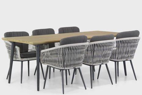 Lifestyle Western/Montana 240 cm dining tuinset 7-delig