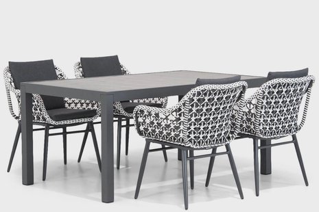 Lifestyle Dolphin/Residence 164 cm dining tuinset 5-delig