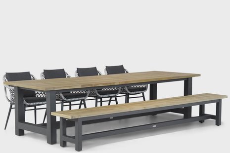 Lifestyle Dolphin/San Francisco 260 cm dining tuinset 6-delig