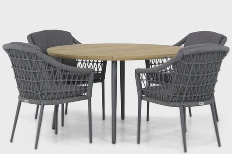 Coco Dalice/Montana 130 cm rond dining tuinset 5-delig