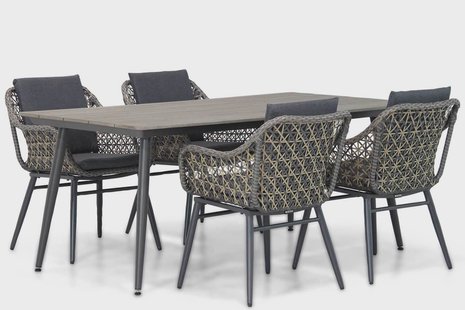 Lifestyle Dolphin/Matale 180 cm dining tuinset 5-delig