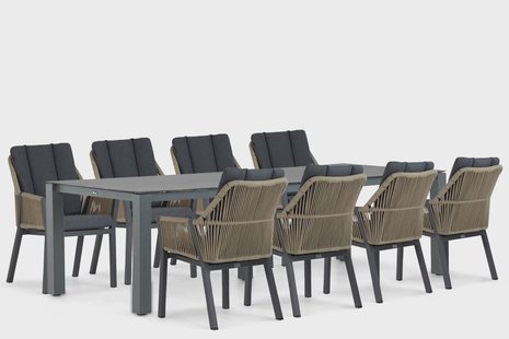 Lifestyle Verona/Yoko 300 cm dining tuinset 9-delig