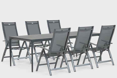 Hartman Royal Club/Cesar 220 cm dining tuinset 7-delig