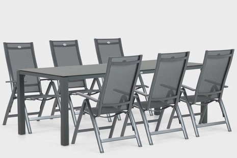 Hartman Royal Club/Mateo 220 cm dining tuinset 7-delig