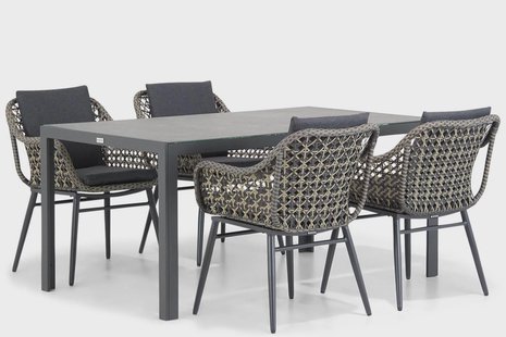 Lifestyle Dolphin/Varano 160 cm dining tuinset 5-delig