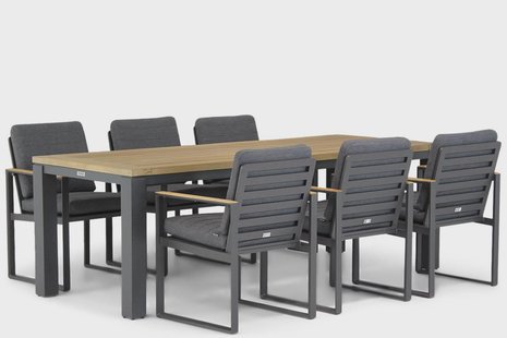 Santika Soray/Veneto 230 cm dining tuinset 7-delig