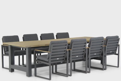 Santika Soray/San Francisco 300 cm dining tuinset 9-delig