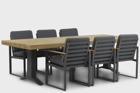 Santika Soray/Superior 260 cm dining tuinset 7-delig