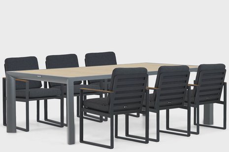 Santika Soray/Borello 240 cm dining tuinset 7-delig