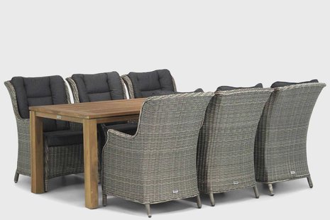 Garden Collections Aberdeen/Bristol 220 cm dining tuinset 7-delig
