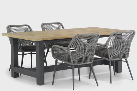 Lifestyle Advance/San Francisco 200 cm dining tuinset 5-delig
