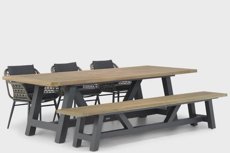 Lifestyle Dolphin/Trente 260 cm dining tuinset 5-delig