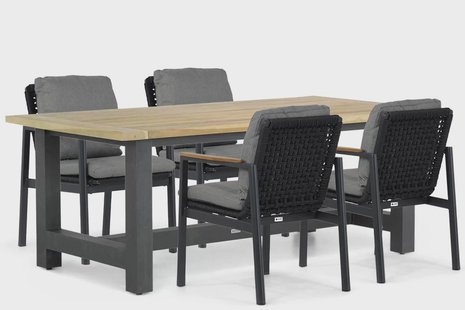 Coco Ralph/San Francisco 200 cm dining tuinset 5-delig