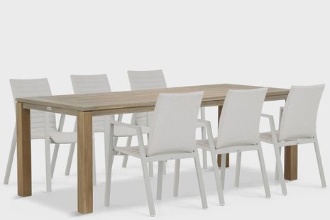 Osmen Joliet/Bristol 220 cm dining tuinset 7-delig
