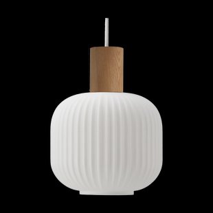 Scandi Living Fair hanglamp Ø20cm Frostat glas-doosje