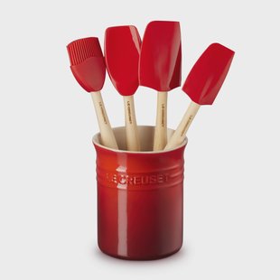 Le Creuset - Premium spatelset 5-delige Kersenrood
