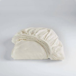 Cinderella jersey hoeslaken - ivoor (25 cm hoog)