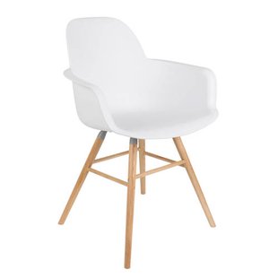 Zuiver Albert Kuip eetkamerstoel met armleuning (set van 2)