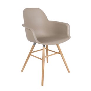 Zuiver Albert Kuip eetkamerstoel met armleuning (set van 2)