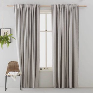 NOUS Living verduisterend gordijn kant en klaar Reykjavik (per stuk) (295 x 270 cm)*